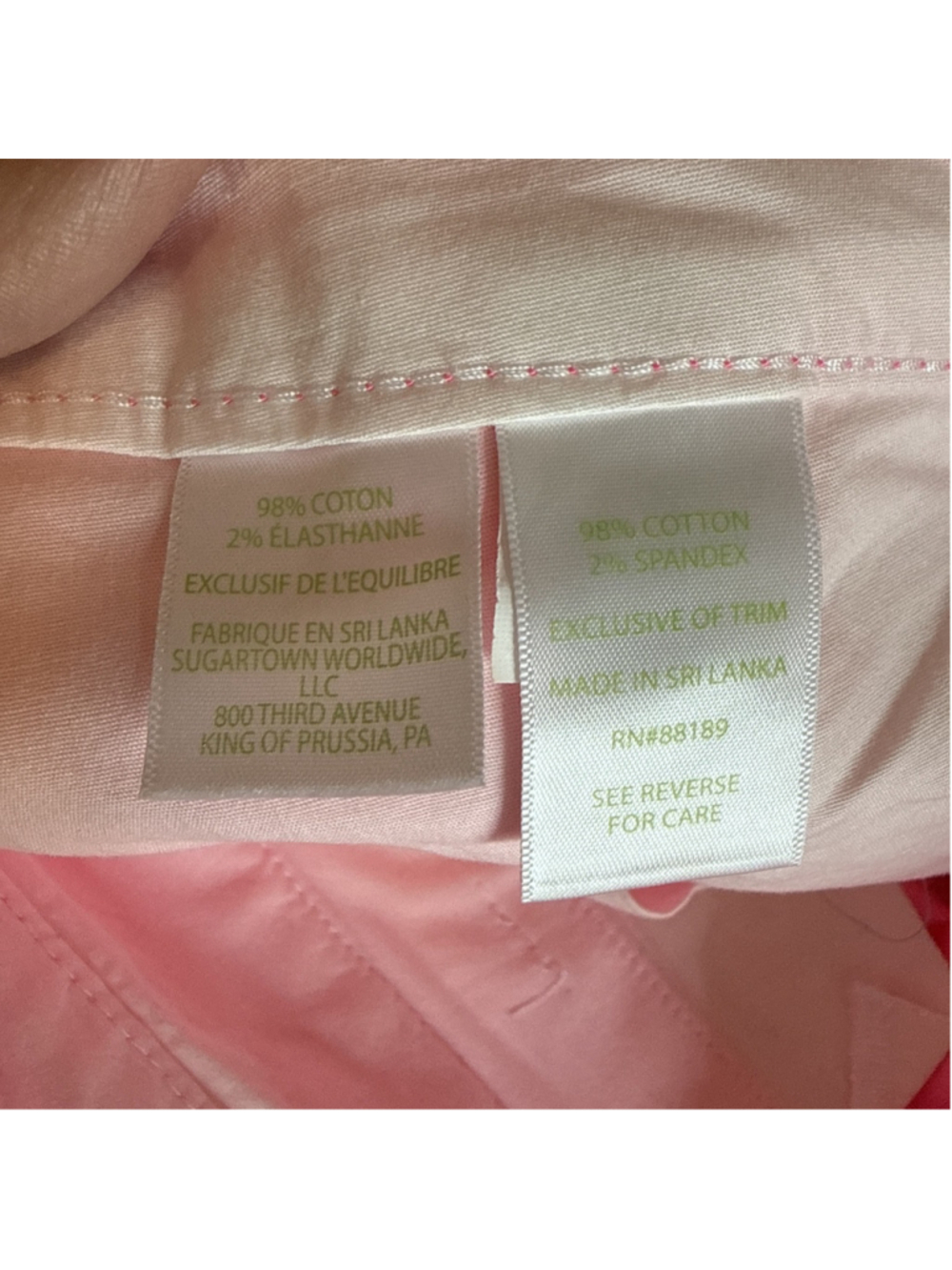 Lilly Pulitzer Women's Pink Floral Scalloped Hem Shorts Size 00 Summer Spring - Picture 6 of 6